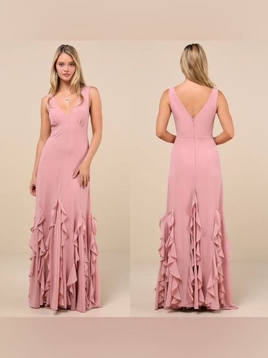 Lulus Dresses & Skirts - NWT lulus Rose Pink Maxi Dress